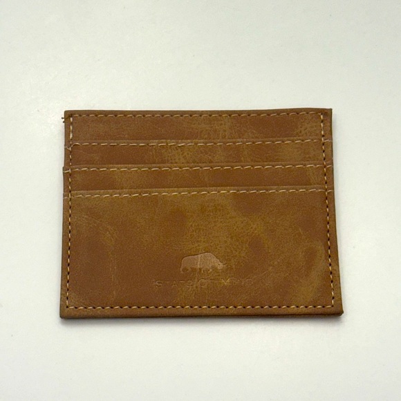 State of Mind Other - NWOT State of Mind Vegan Leather Cardholder | OS | Tan / Brown